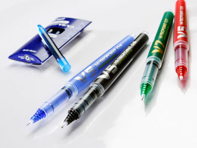 penns ROLLER HI-TECPOINT V5-V7 RICARICABILE BEGREEN